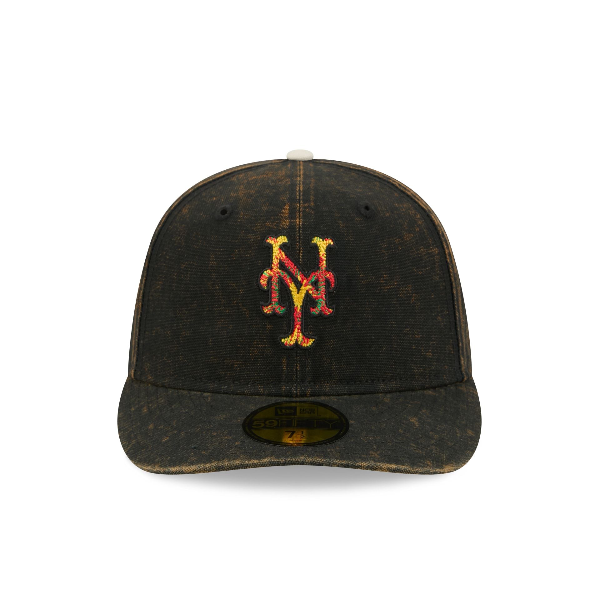 Just Caps Tie Dye Logo New York Mets 59FIFTY Fitted Hat
