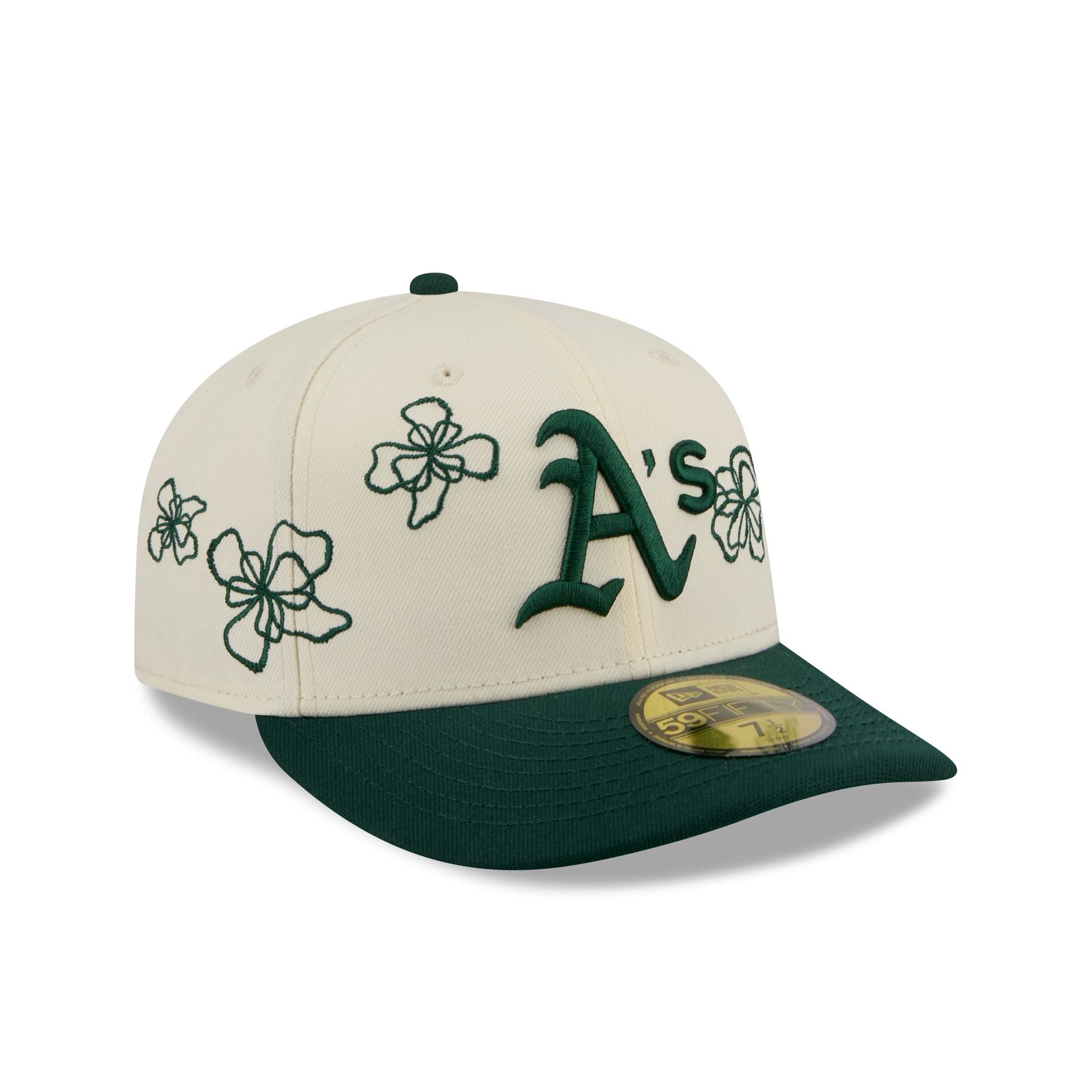 Athletics Floral Outline 59FIFTY Fitted Hat – New Era Cap