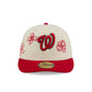 Washington Nationals Floral Outline 59FIFTY Fitted Hat