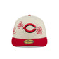 Cincinnati Reds Floral Outline 59FIFTY Fitted Hat