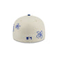 New York Mets Floral Outline 59FIFTY Fitted Hat