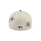 Seattle Mariners Floral Outline 59FIFTY Fitted Hat