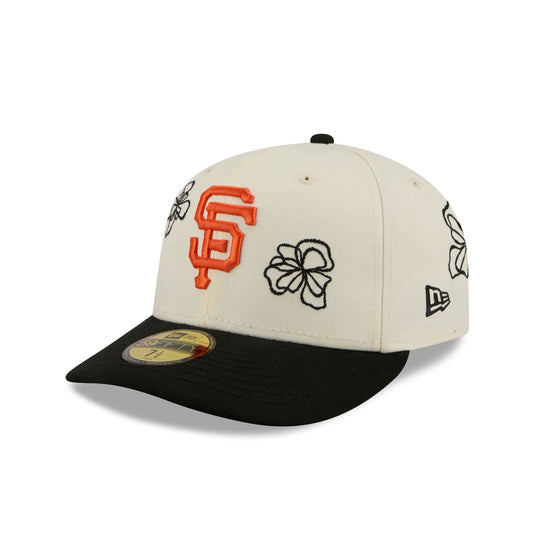 San Francisco Giants Floral Outline 59FIFTY Fitted Hat - New Era Cap