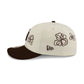 San Diego Padres Floral Outline 59FIFTY Fitted Hat