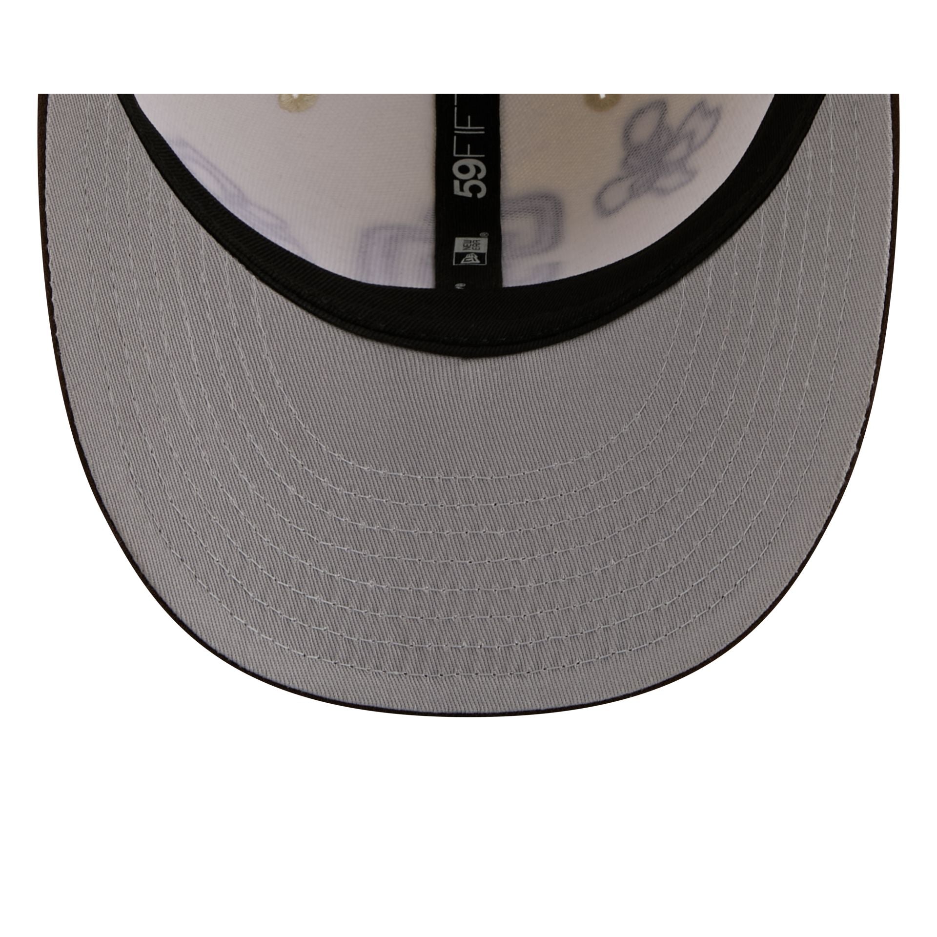 San Diego Padres Floral Outline 59FIFTY Fitted Hat