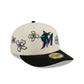 Miami Marlins Floral Outline 59FIFTY Fitted Hat