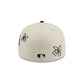 Miami Marlins Floral Outline 59FIFTY Fitted Hat