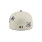 Tampa Bay Rays Floral Outline 59FIFTY Fitted Hat