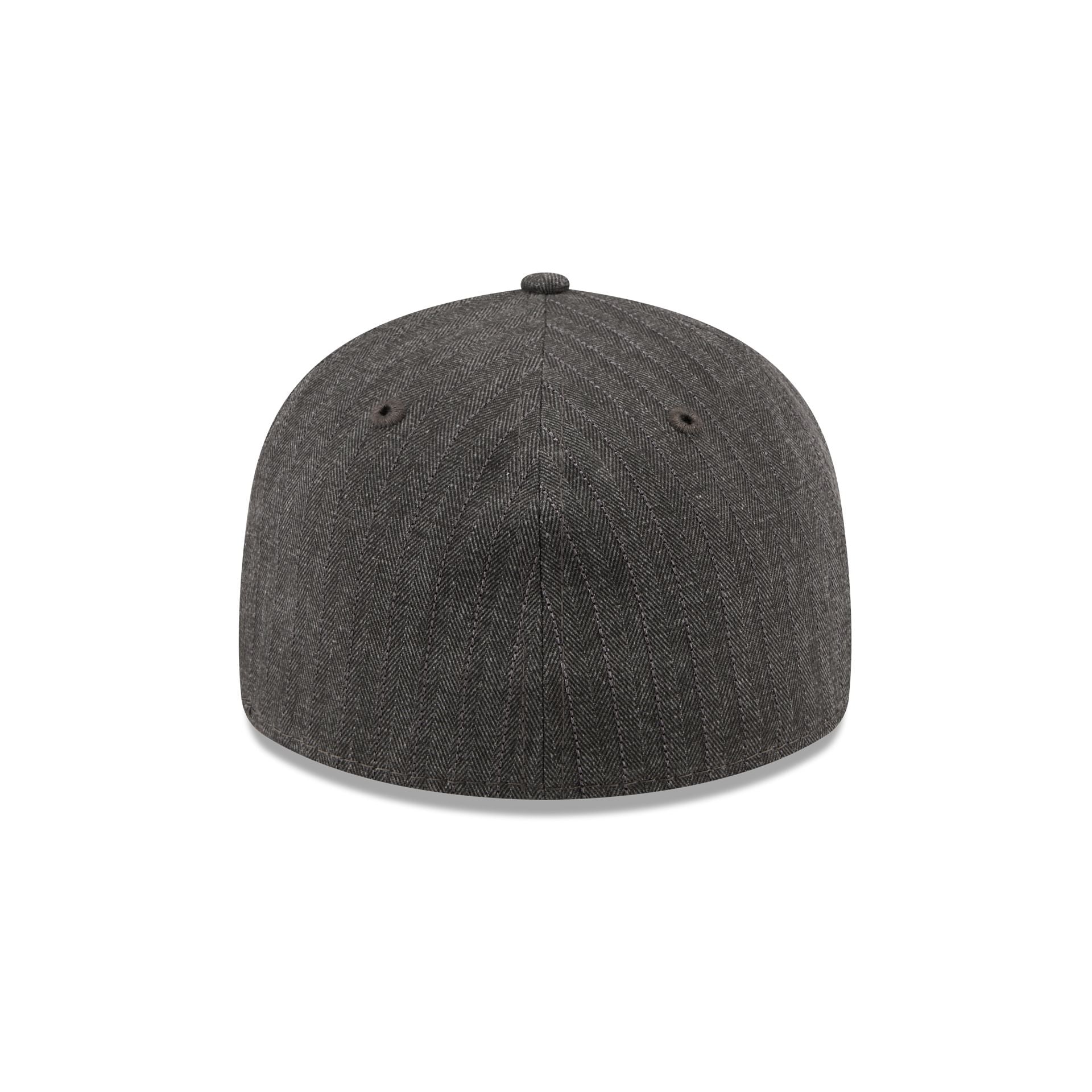 New Era Cap Herringbone Black Retro Crown 59FIFTY Fitted Hat
