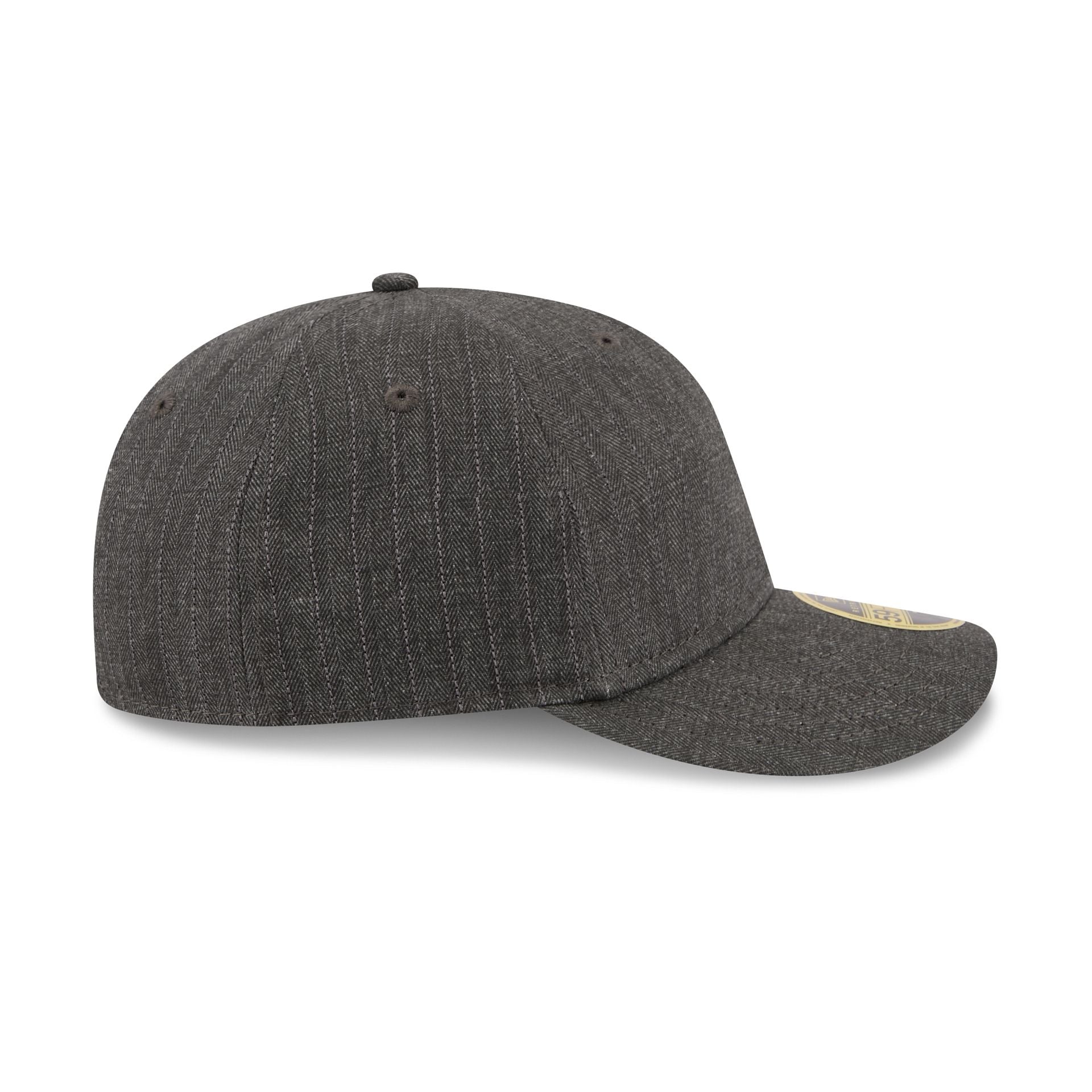 New Era Cap Herringbone Black Retro Crown 59FIFTY Fitted Hat