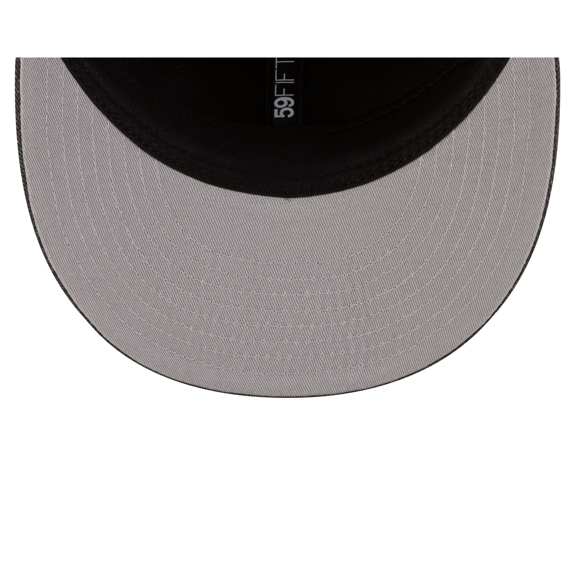 New Era Cap Herringbone Black Retro Crown 59FIFTY Fitted Hat