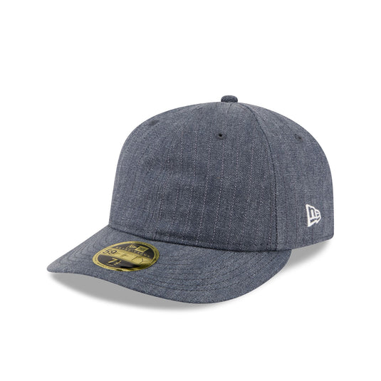 New Era Cap Herringbone Slate Retro Crown 59FIFTY Fitted Hat - New Era Cap