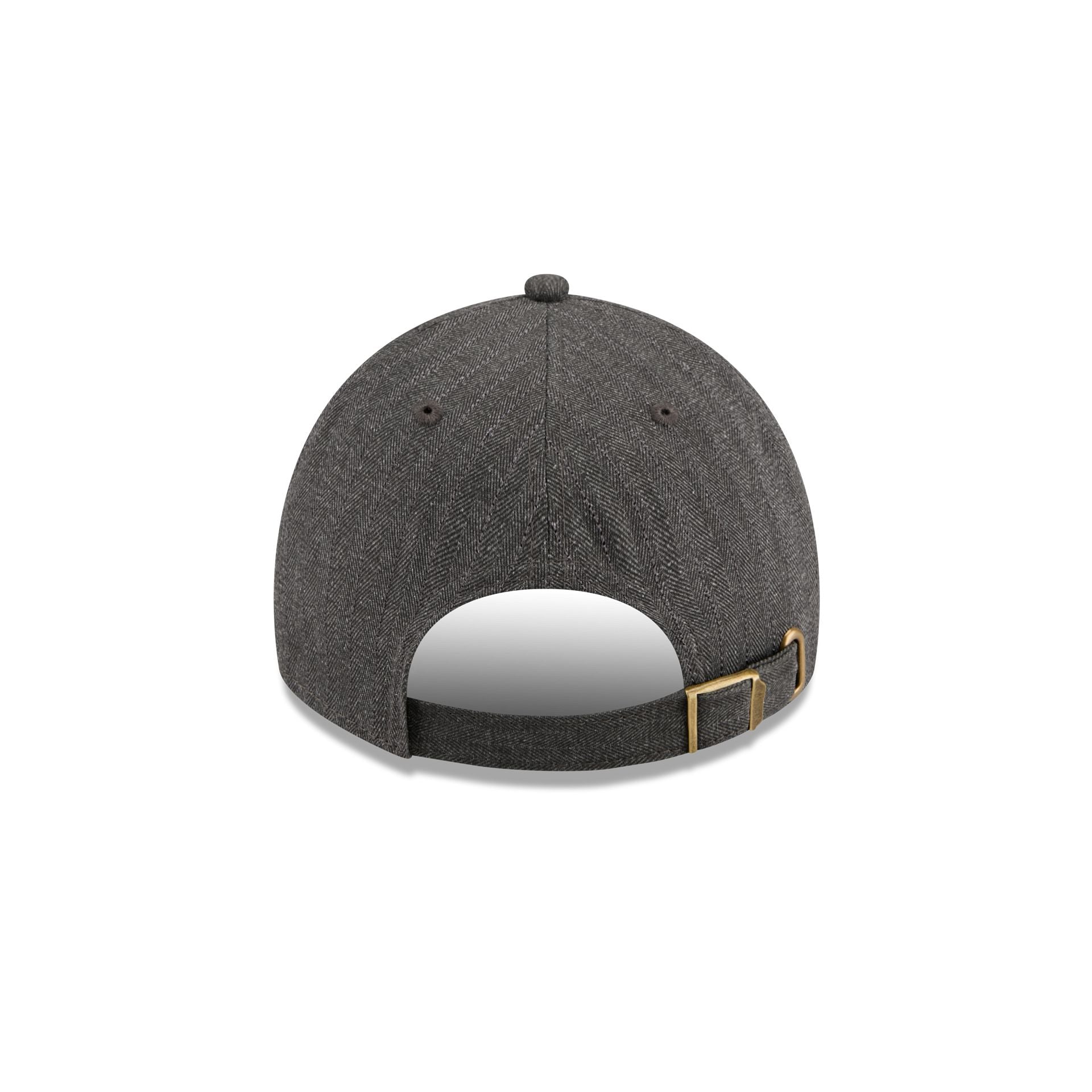 New Era Cap Herringbone Black Casual Classic Adjustable Hat