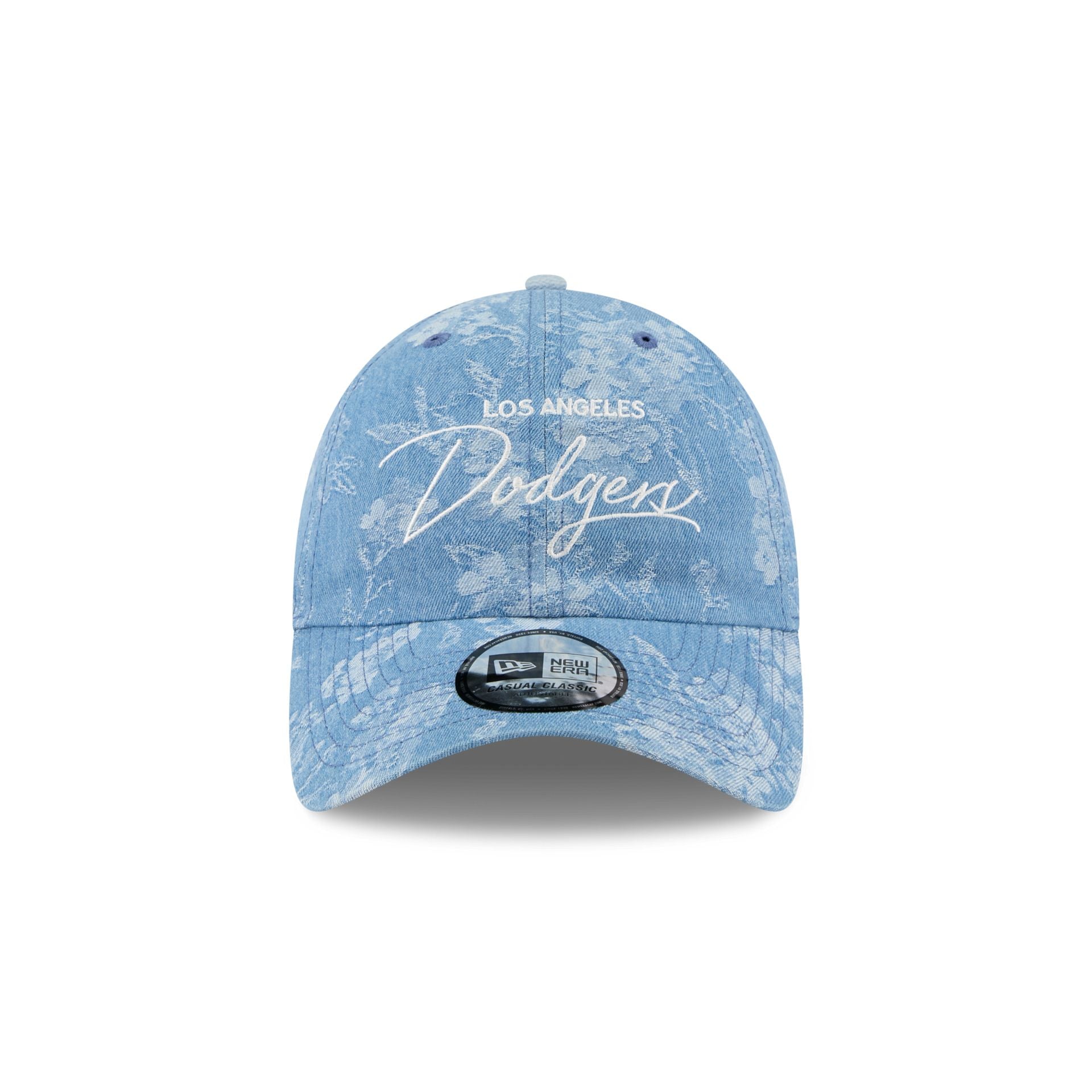 Los Angeles Dodgers Blue Leaves Casual Classic Adjustable Hat