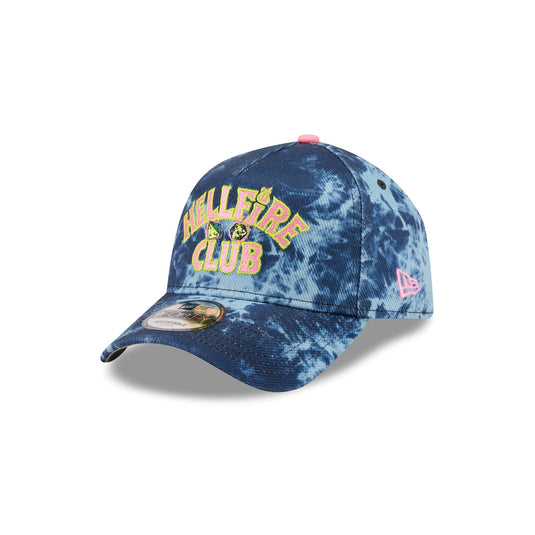Stranger Things Hellfire Club Tie Dye 9FORTY A-Frame Snapback Hat - New Era Cap