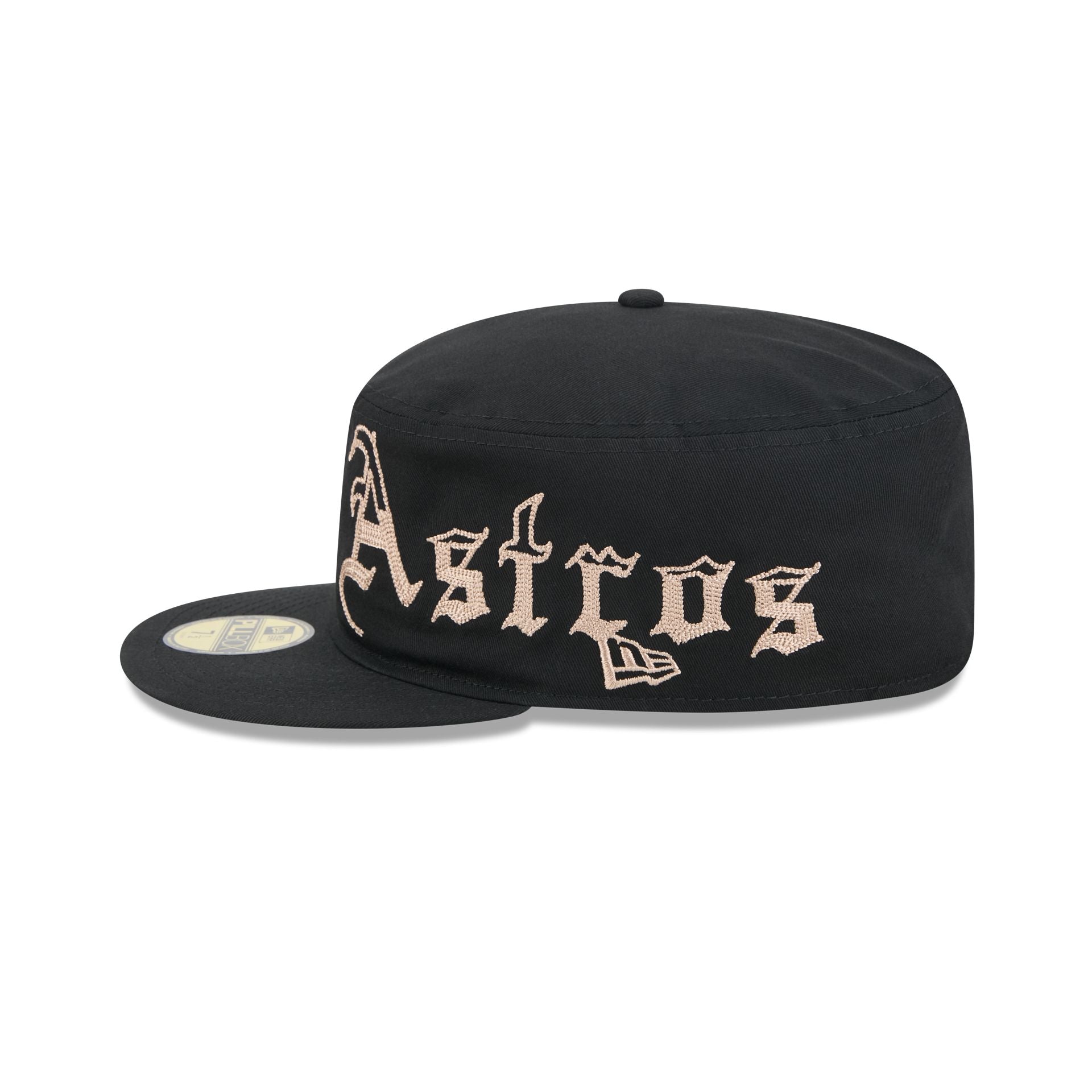 Houston Astros Gothic Lettering Pillbox Hat