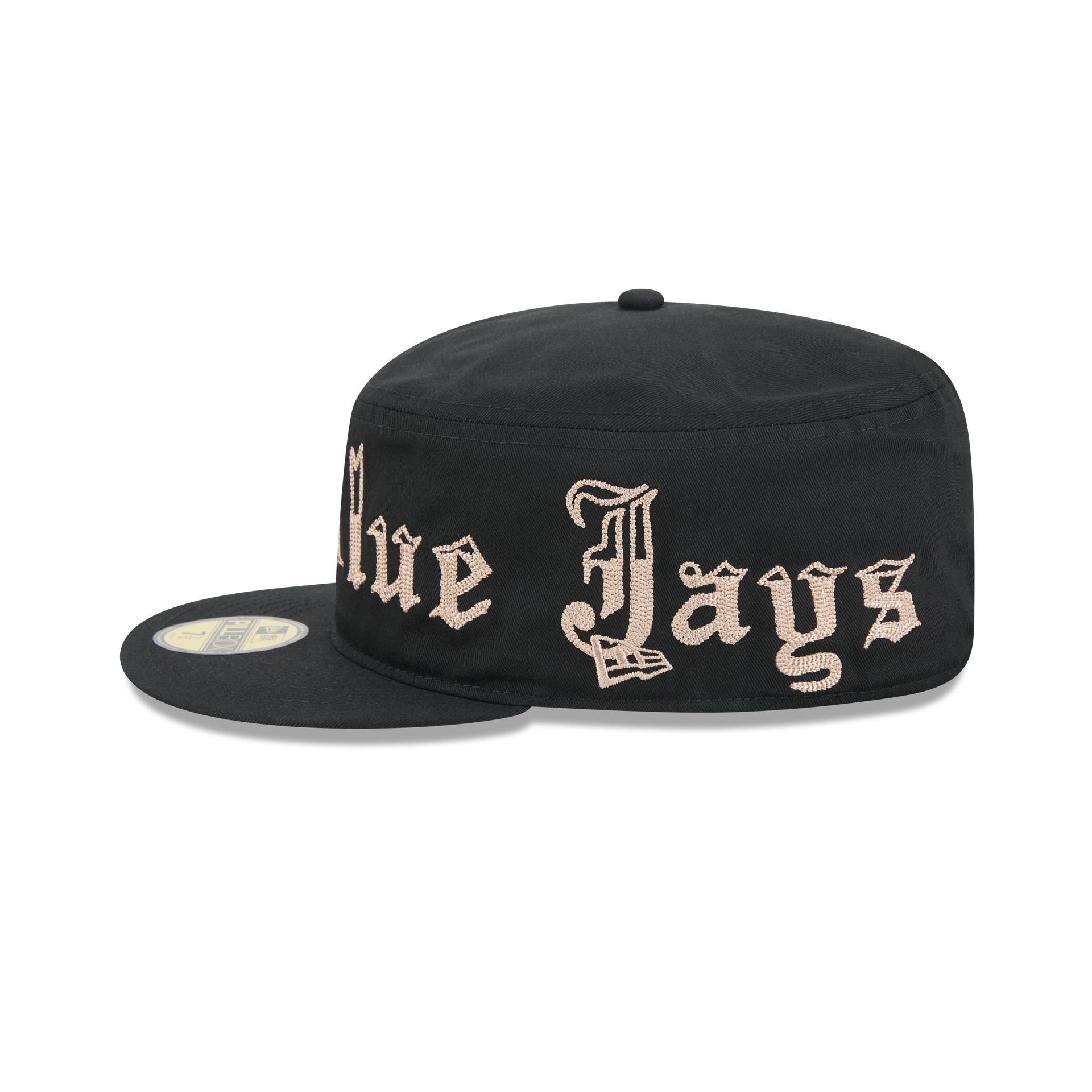 Toronto Blue Jays Gothic Lettering Pillbox Hat