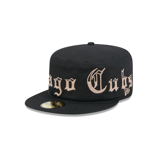 Chicago Cubs Gothic Lettering Pillbox Hat