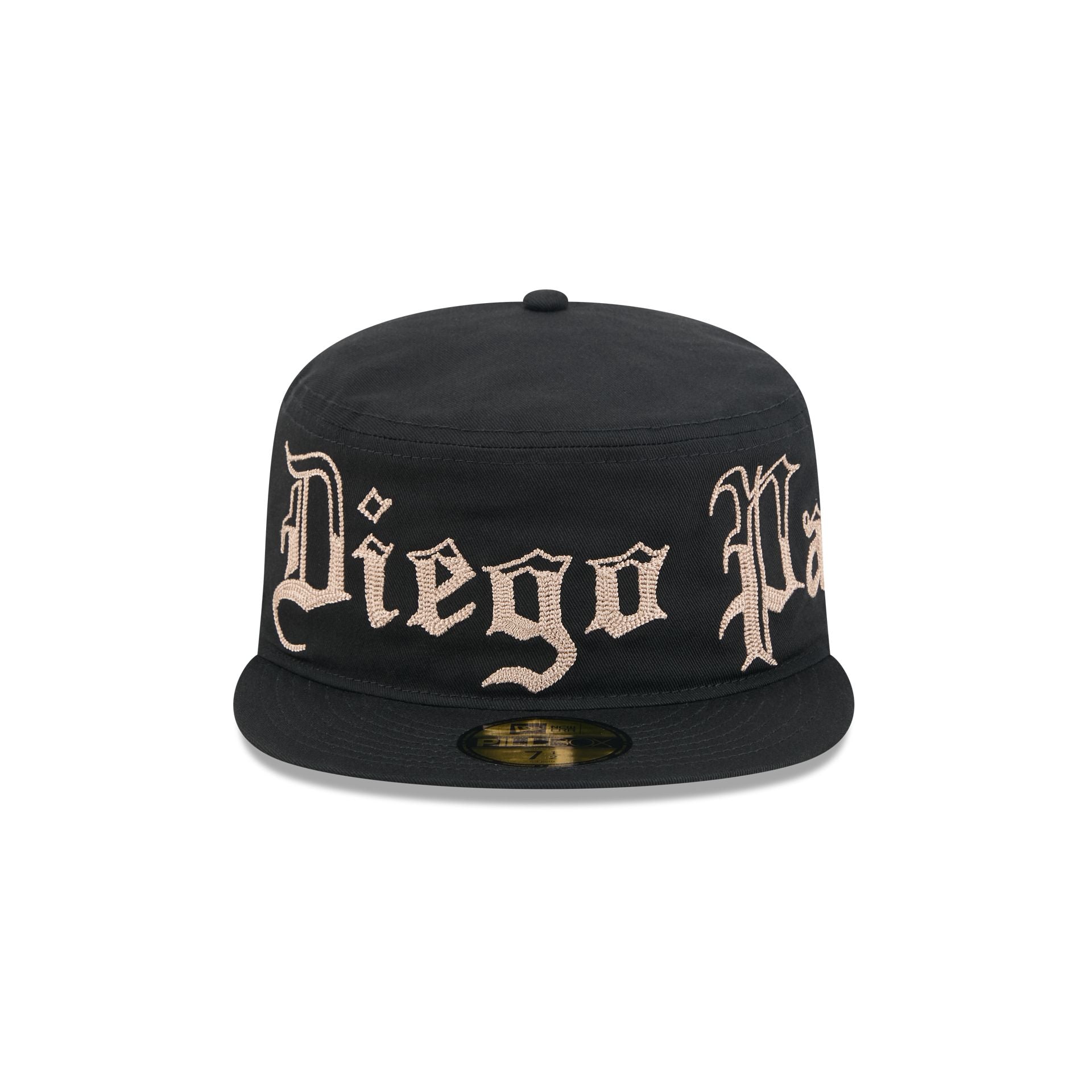 San Diego Padres Gothic Lettering Pillbox Hat
