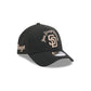 San Diego Padres Gothic Lettering 9FORTY A-Frame Snapback Hat