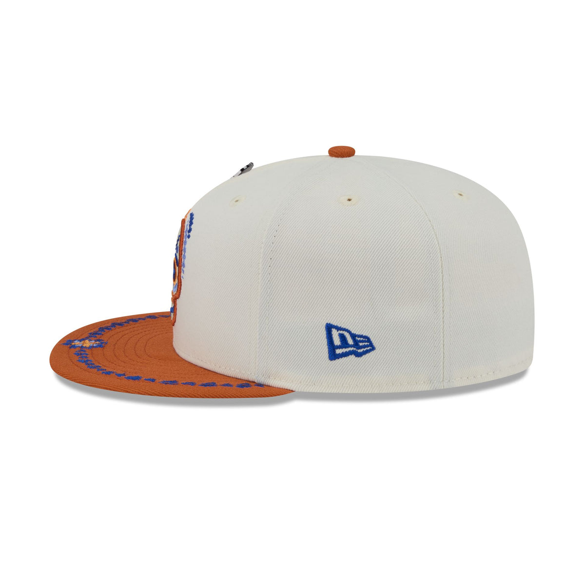 Houston Astros Day of the Dead Chrome White 59FIFTY Fitted Hat