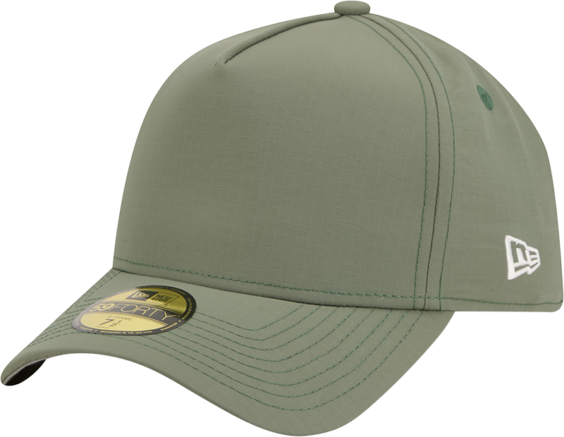New Era Cap Ripstop Olive 59FORTY A-Frame Fitted Hat