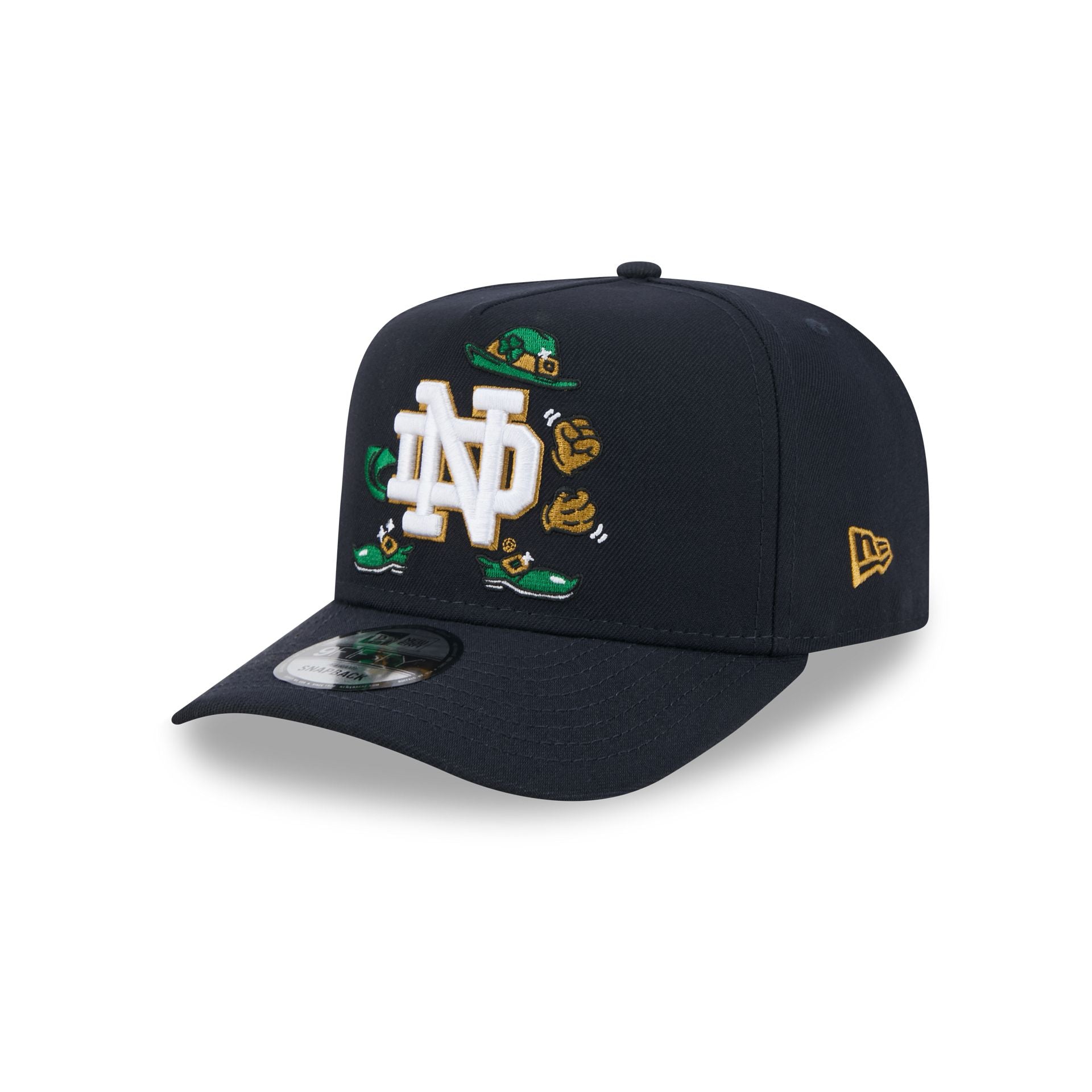 Notre Dame Fighting Irish Cartoon 9FIFTY A-Frame Snapback Hat