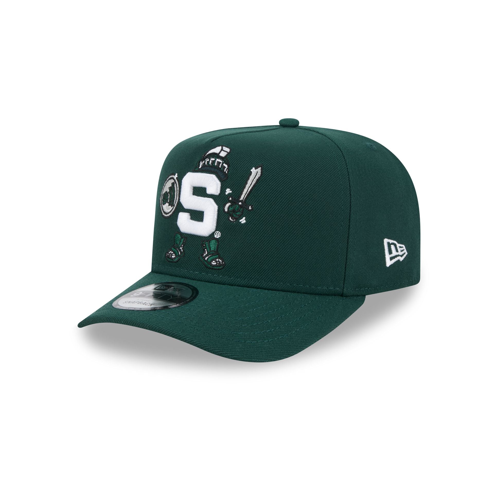 Michigan State Spartans Cartoon 9FIFTY A-Frame Snapback Hat