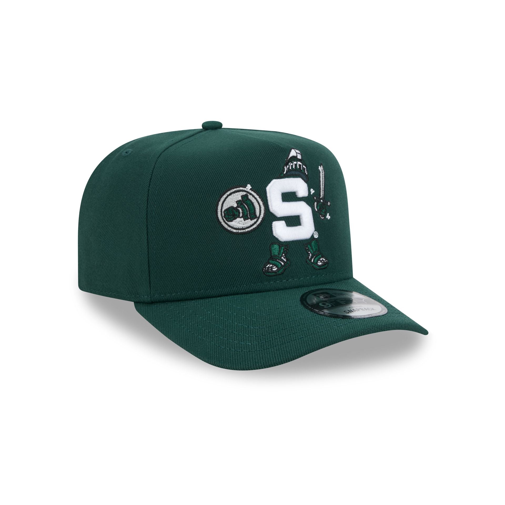 Michigan State Spartans Cartoon 9FIFTY A-Frame Snapback Hat