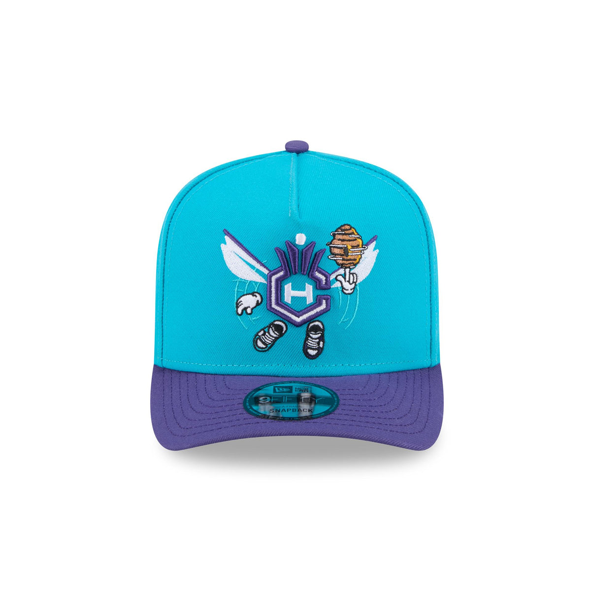 Charlotte Hornets Cartoon 9FIFTY A-Frame Snapback Hat
