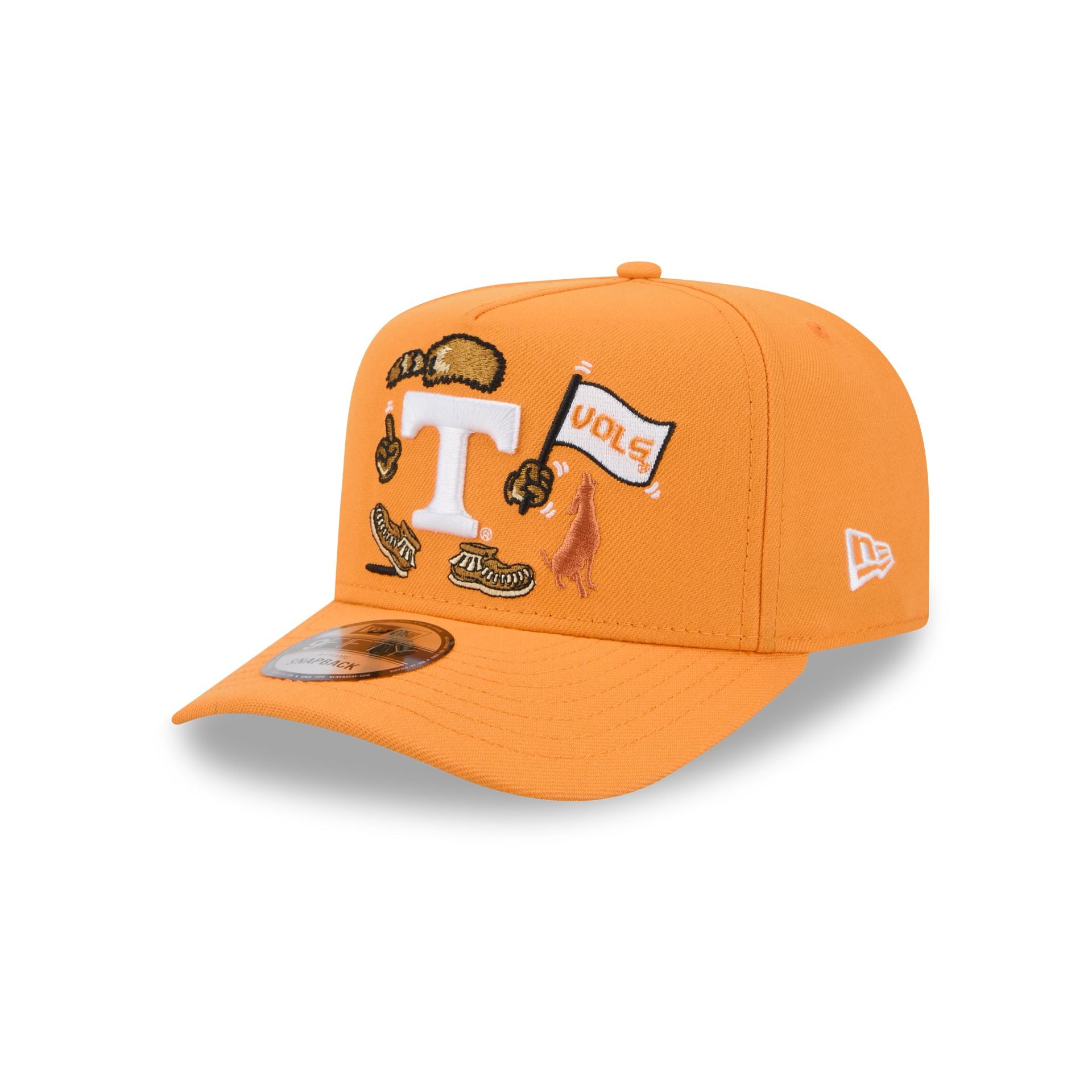 Tennessee Volunteers Cartoon 9FIFTY A-Frame Snapback Hat