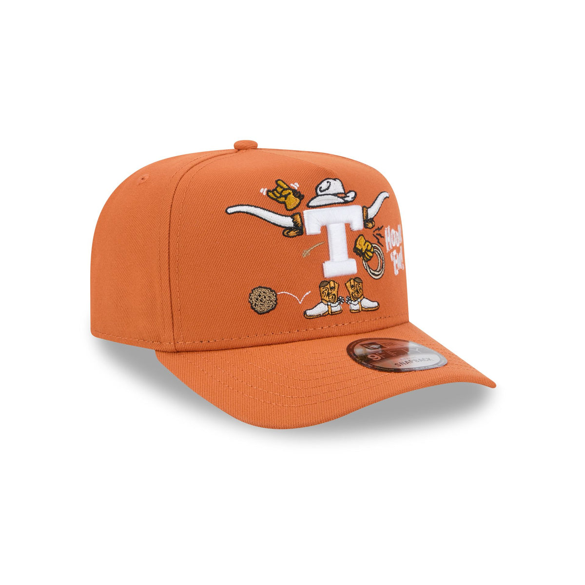 Texas Longhorns Cartoon 9FIFTY A-Frame Snapback Hat