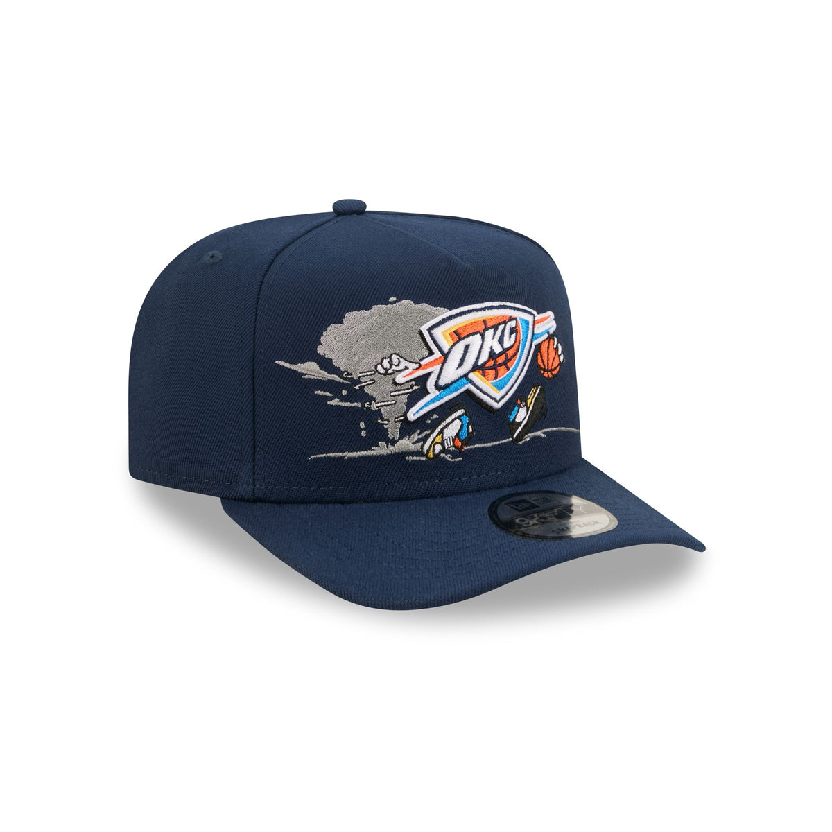 Oklahoma City Thunder Cartoon 9FIFTY A-Frame Snapback Hat