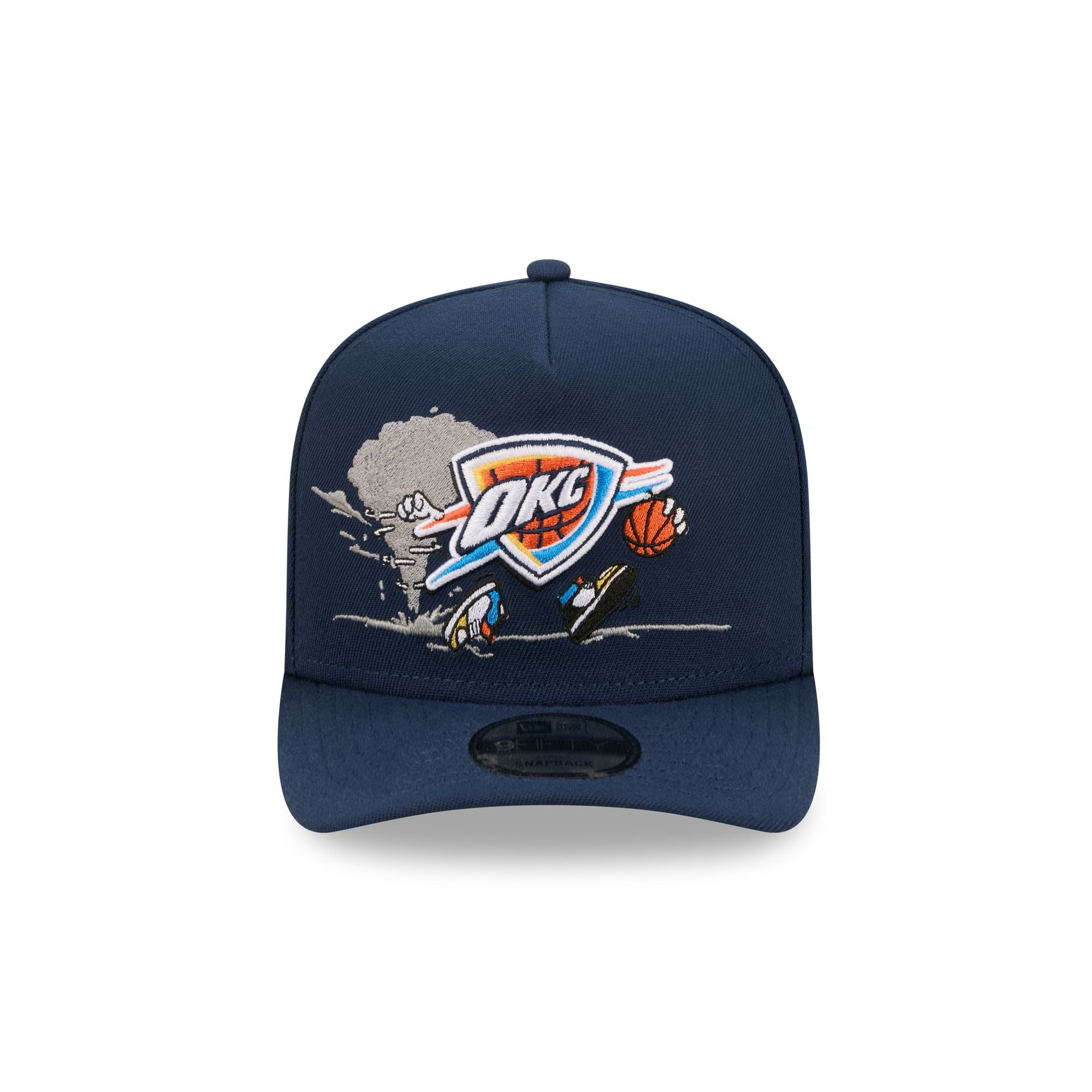 Oklahoma City Thunder Cartoon 9FIFTY A-Frame Snapback Hat