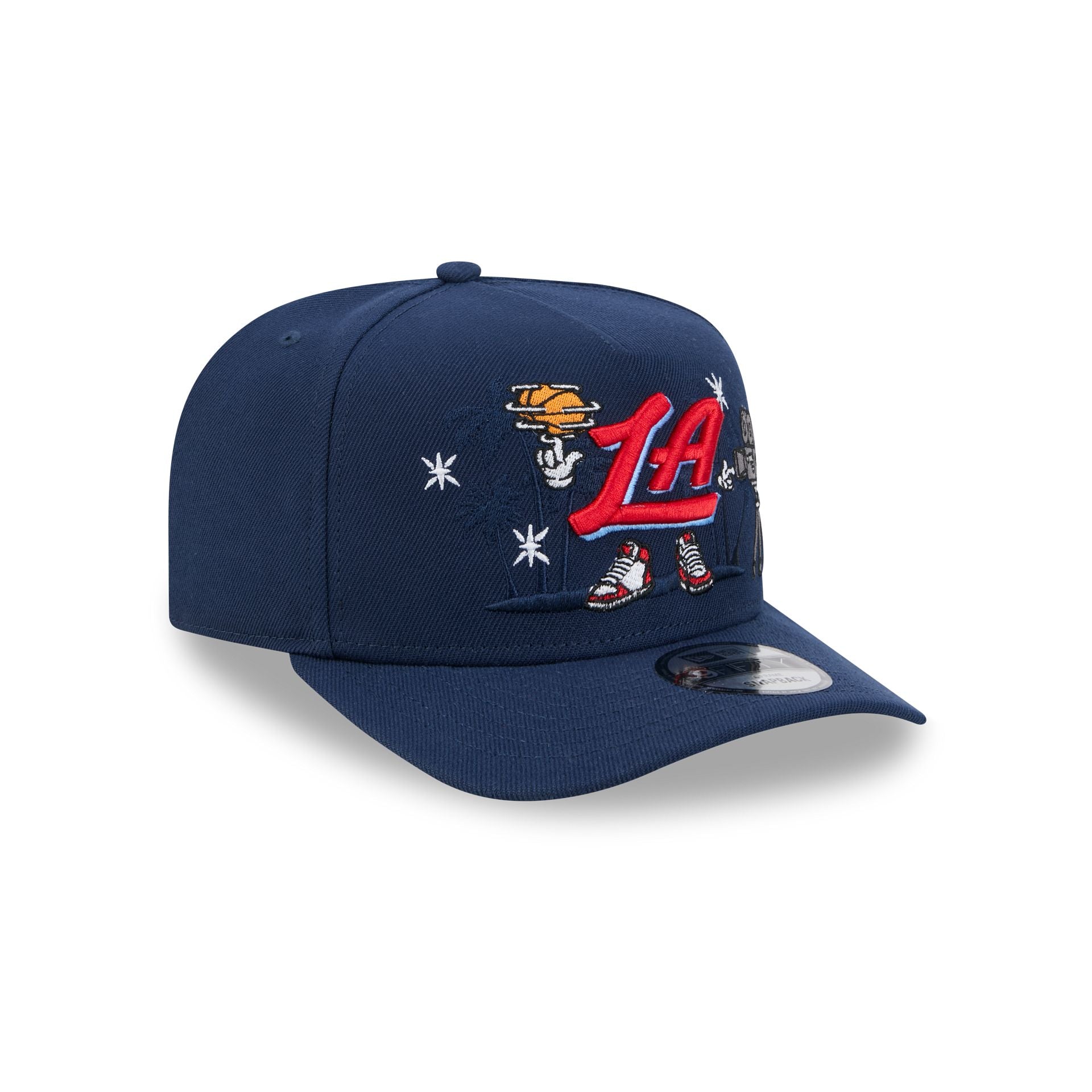 Los Angeles Clippers Cartoon 9FIFTY A-Frame Snapback Hat