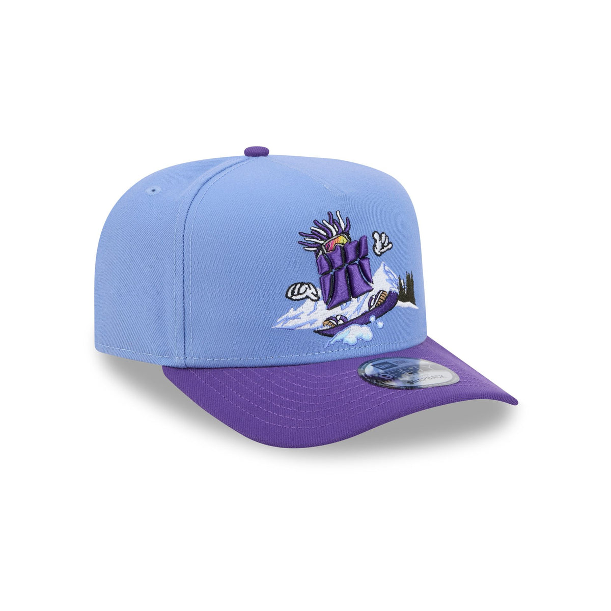 Utah Jazz Cartoon 9FIFTY A-Frame Snapback Hat