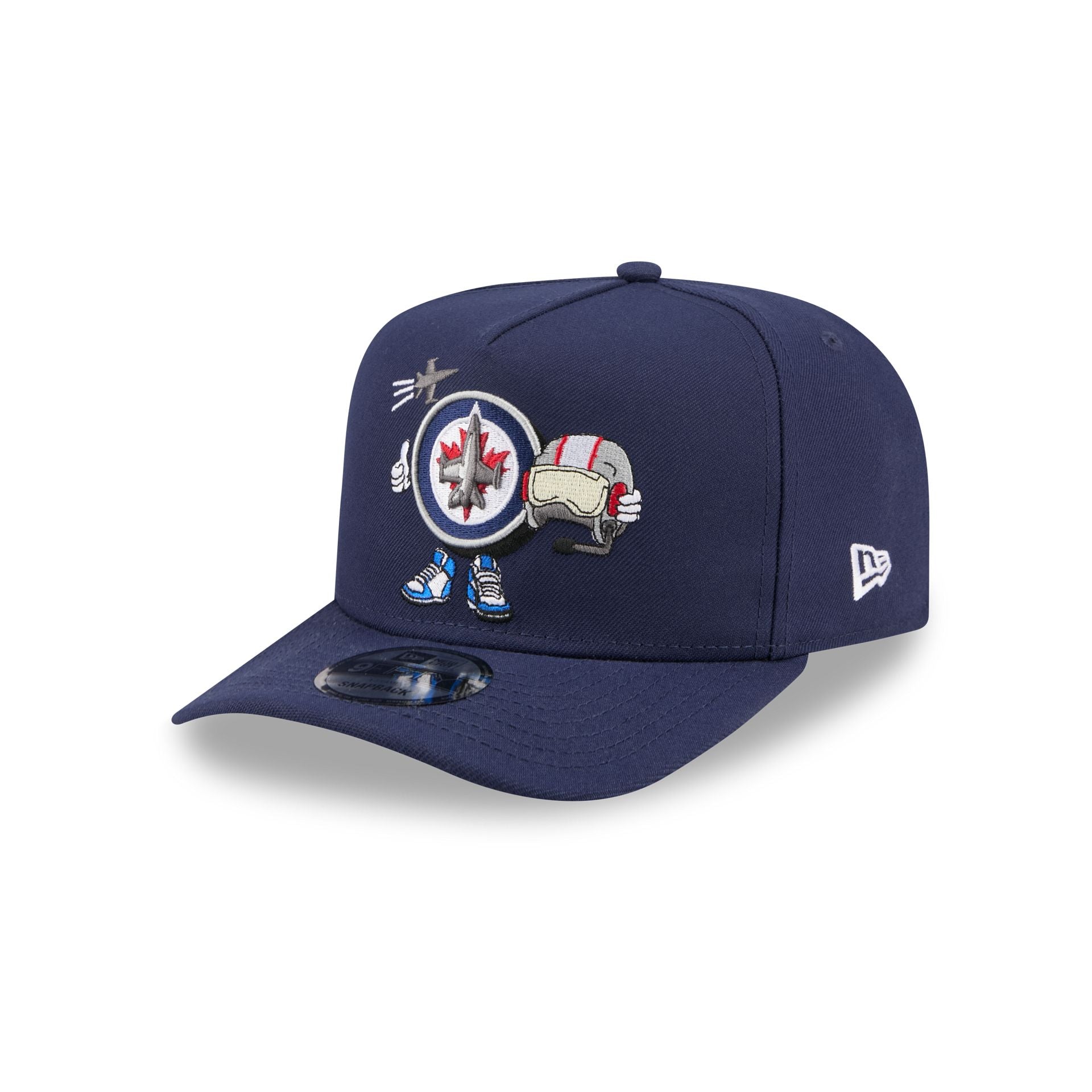 Winnipeg Jets Cartoon 9FIFTY A-Frame Snapback Hat