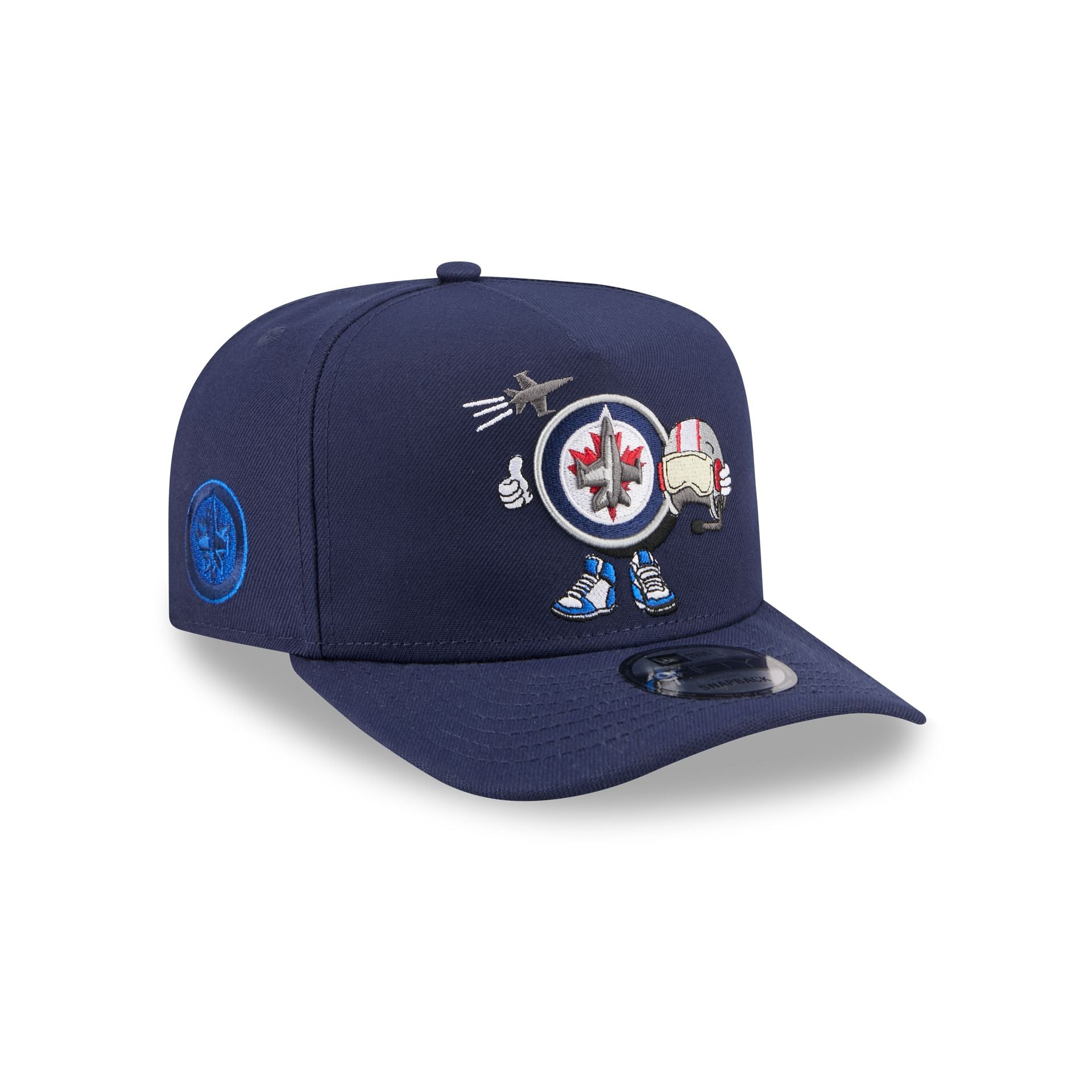 Winnipeg Jets Cartoon 9FIFTY A-Frame Snapback Hat