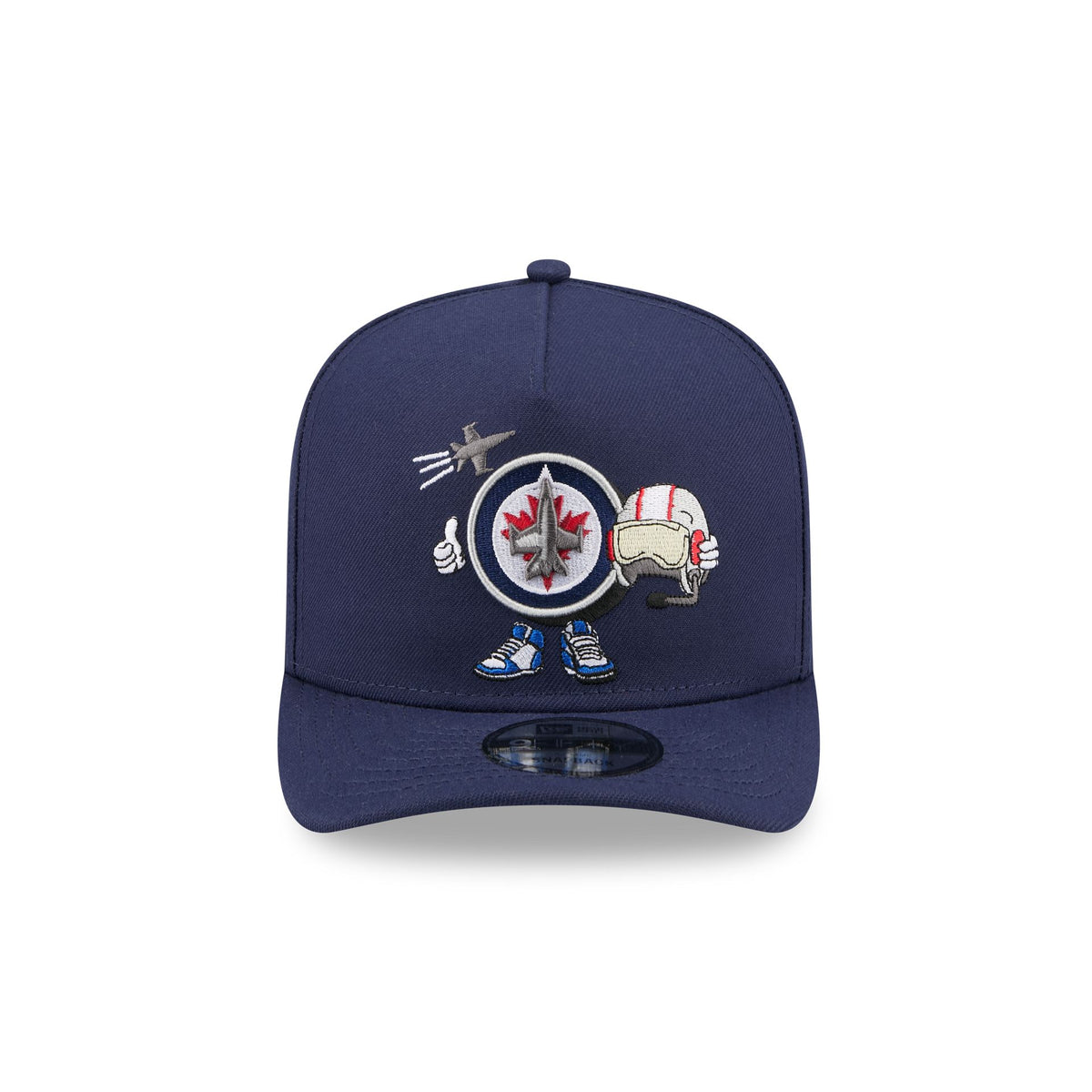 Winnipeg Jets Cartoon 9FIFTY A-Frame Snapback Hat