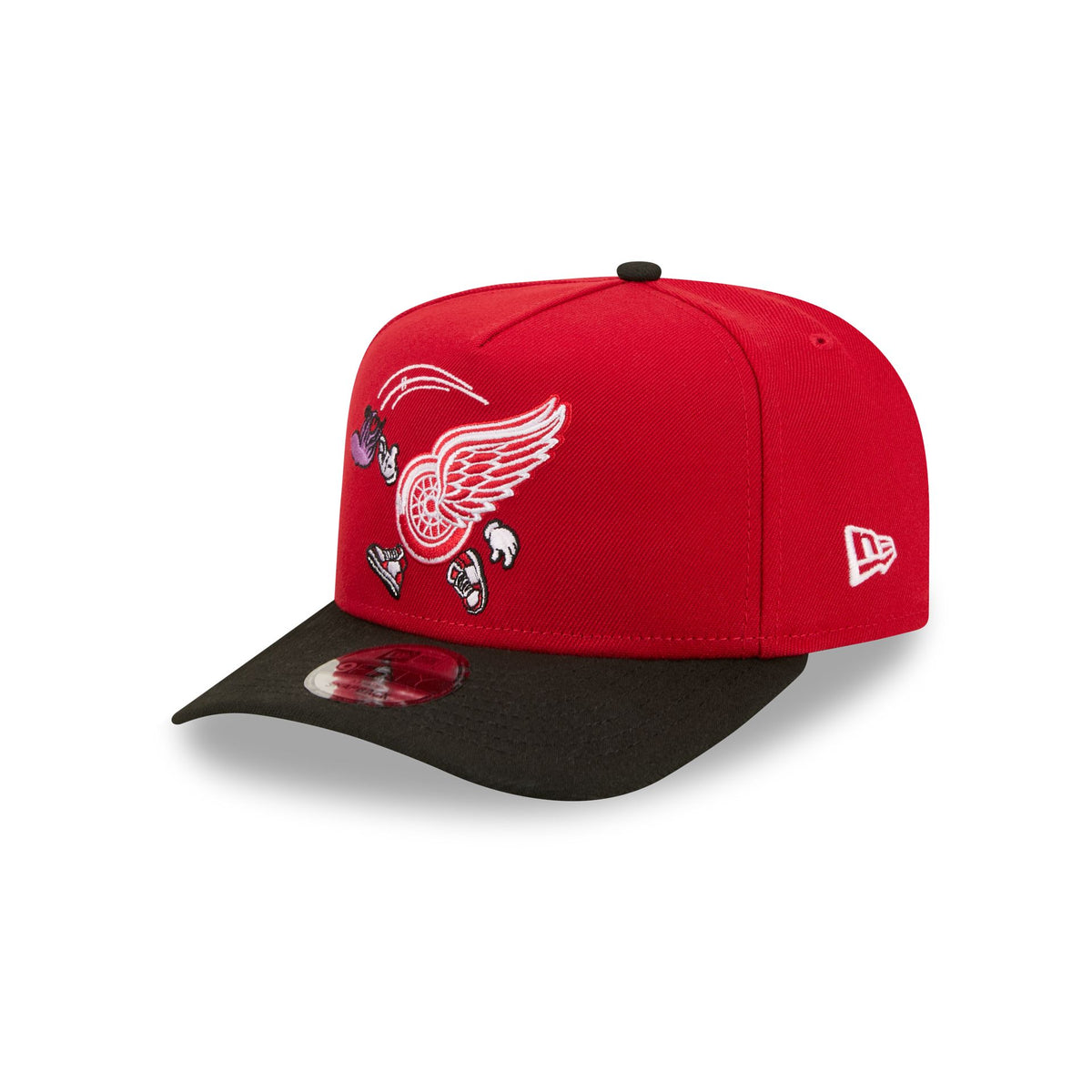 Detroit Red Wings Cartoon 9FIFTY A-Frame Snapback Hat