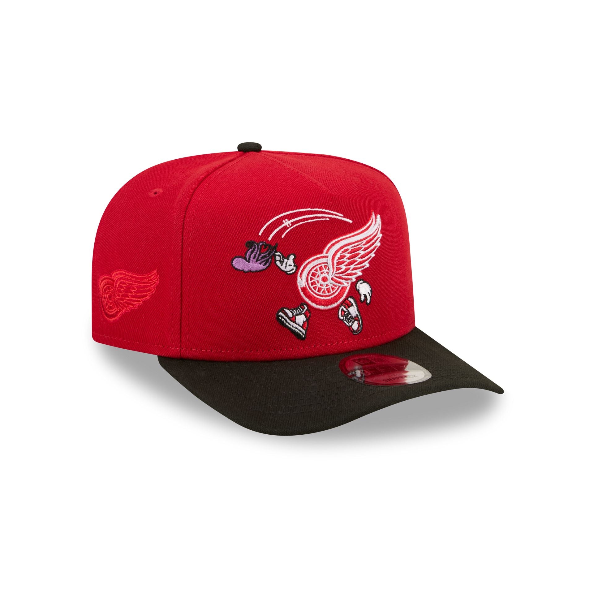 Detroit Red Wings Cartoon 9FIFTY A-Frame Snapback Hat