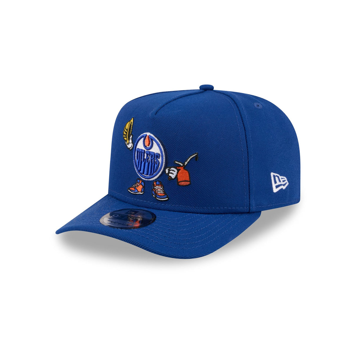Edmonton Oilers Cartoon 9FIFTY A-Frame Snapback Hat
