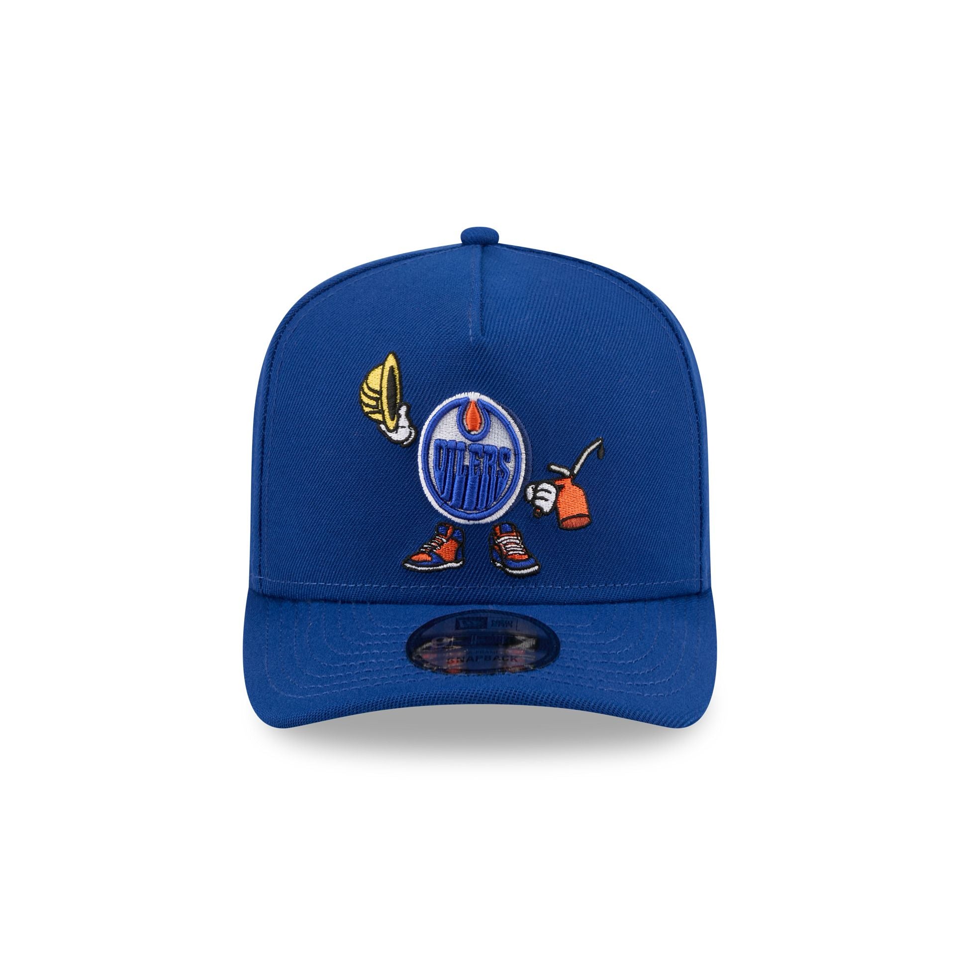 Edmonton Oilers Cartoon 9FIFTY A-Frame Snapback Hat