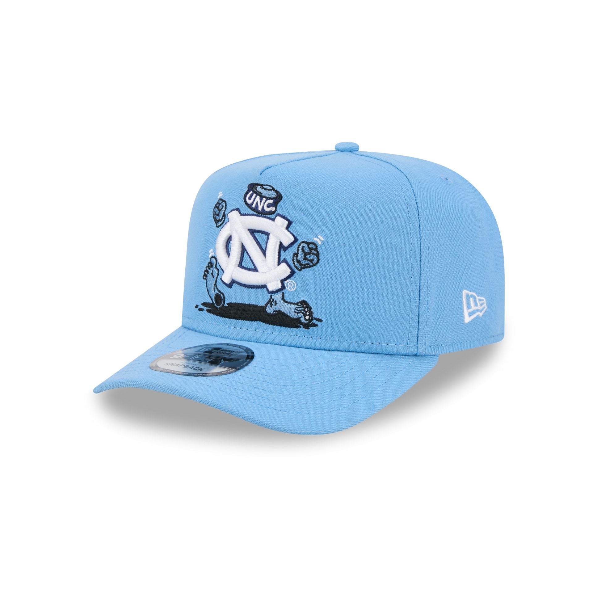 North Carolina Tar Heels Cartoon 9FIFTY A-Frame Snapback Hat