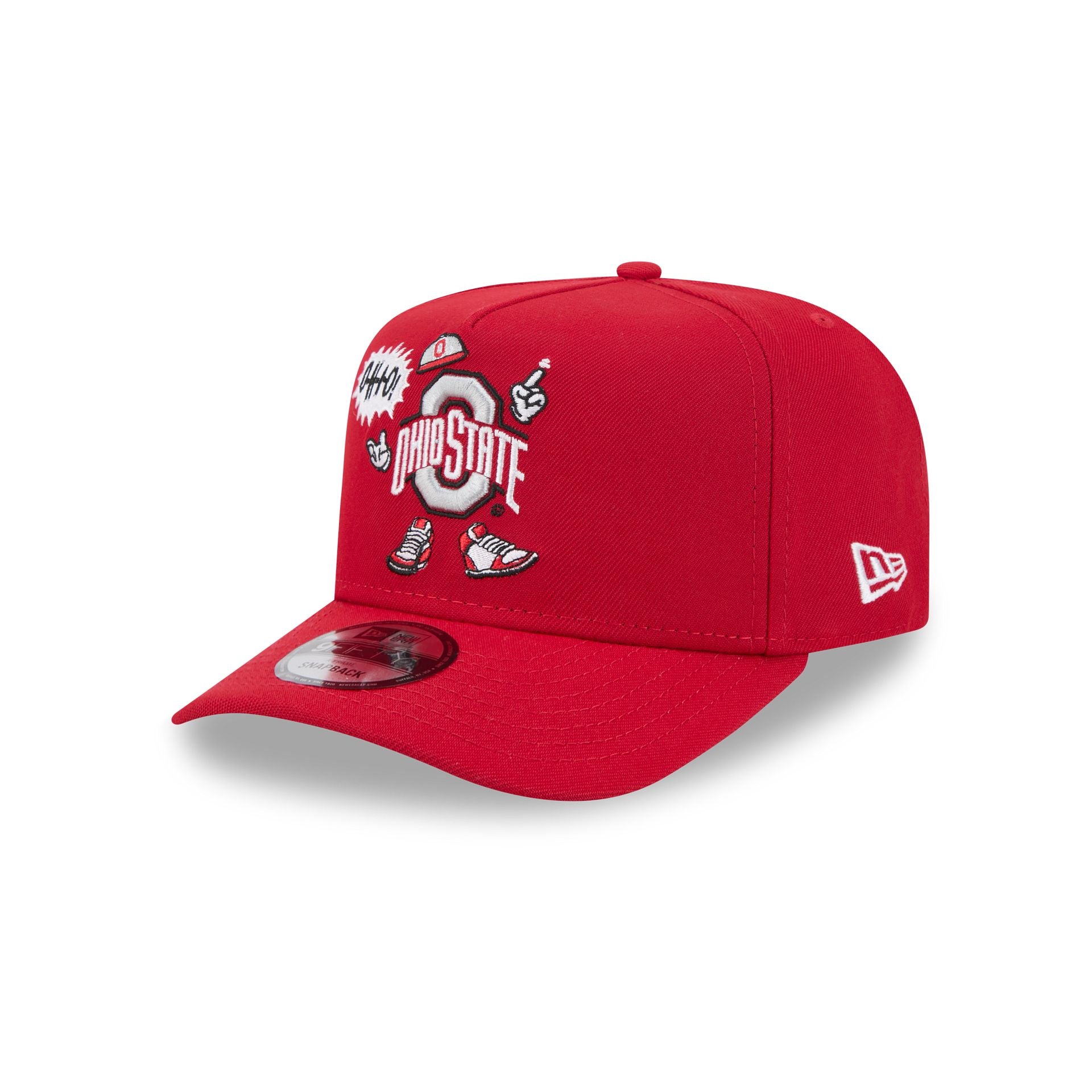 Ohio State Buckeyes Cartoon 9FIFTY A-Frame Snapback Hat
