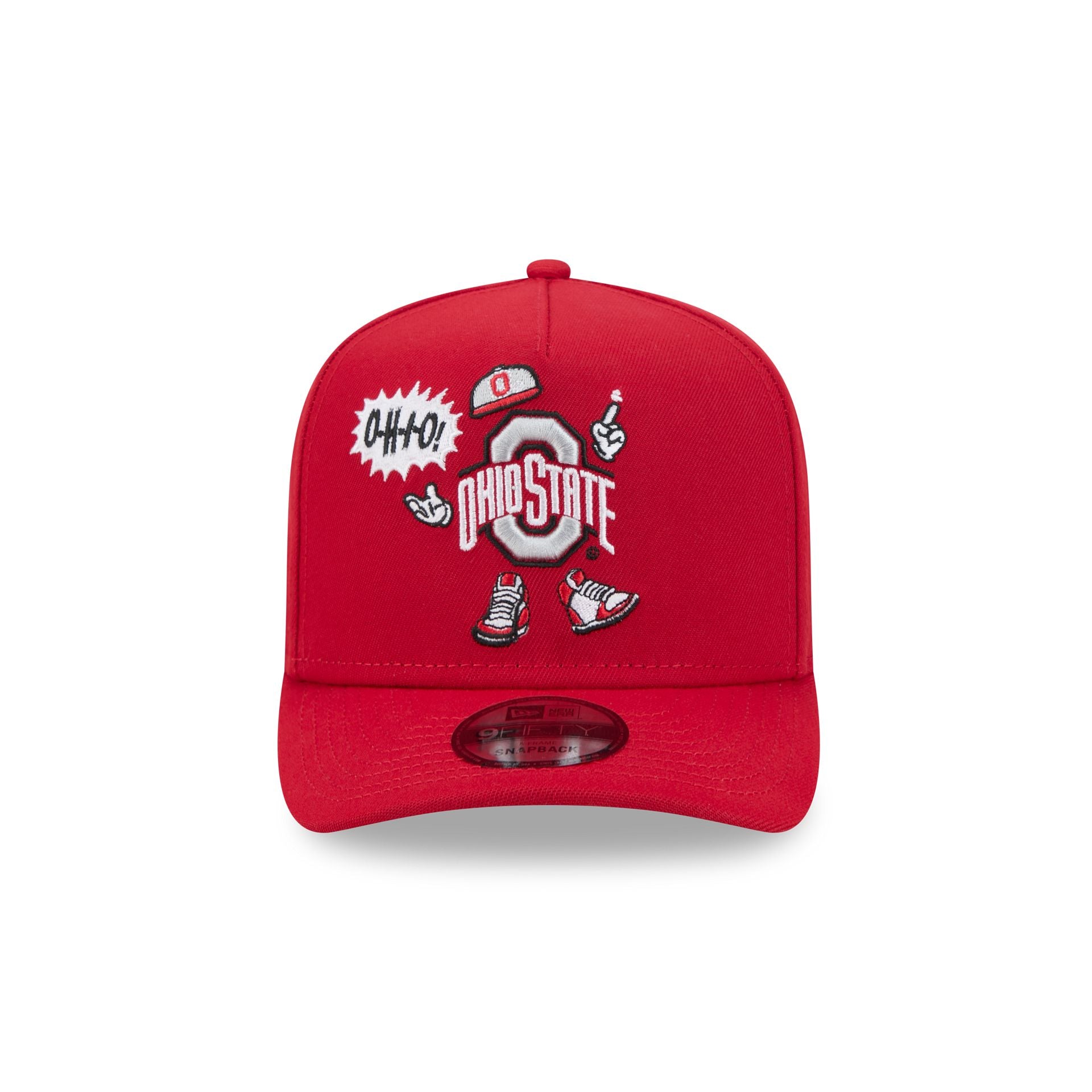 Ohio State Buckeyes Cartoon 9FIFTY A-Frame Snapback Hat