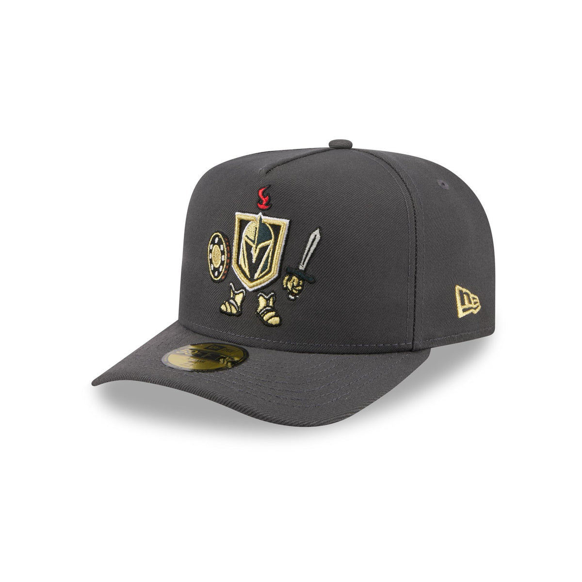 Vegas Golden Knights Cartoon 59FIFTY A-Frame Fitted Hat
