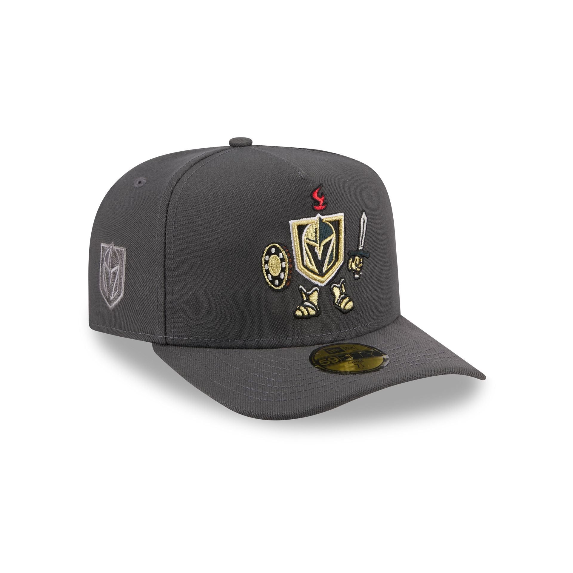 Vegas Golden Knights Cartoon 59FIFTY A-Frame Fitted Hat