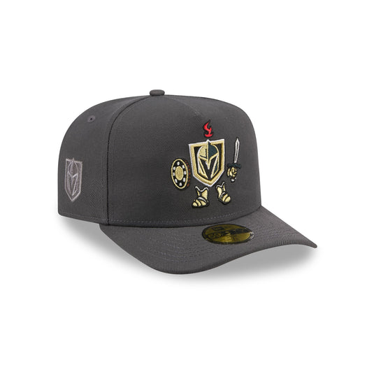 Vegas Golden Knights Cartoon 59FIFTY A-Frame Fitted Hat