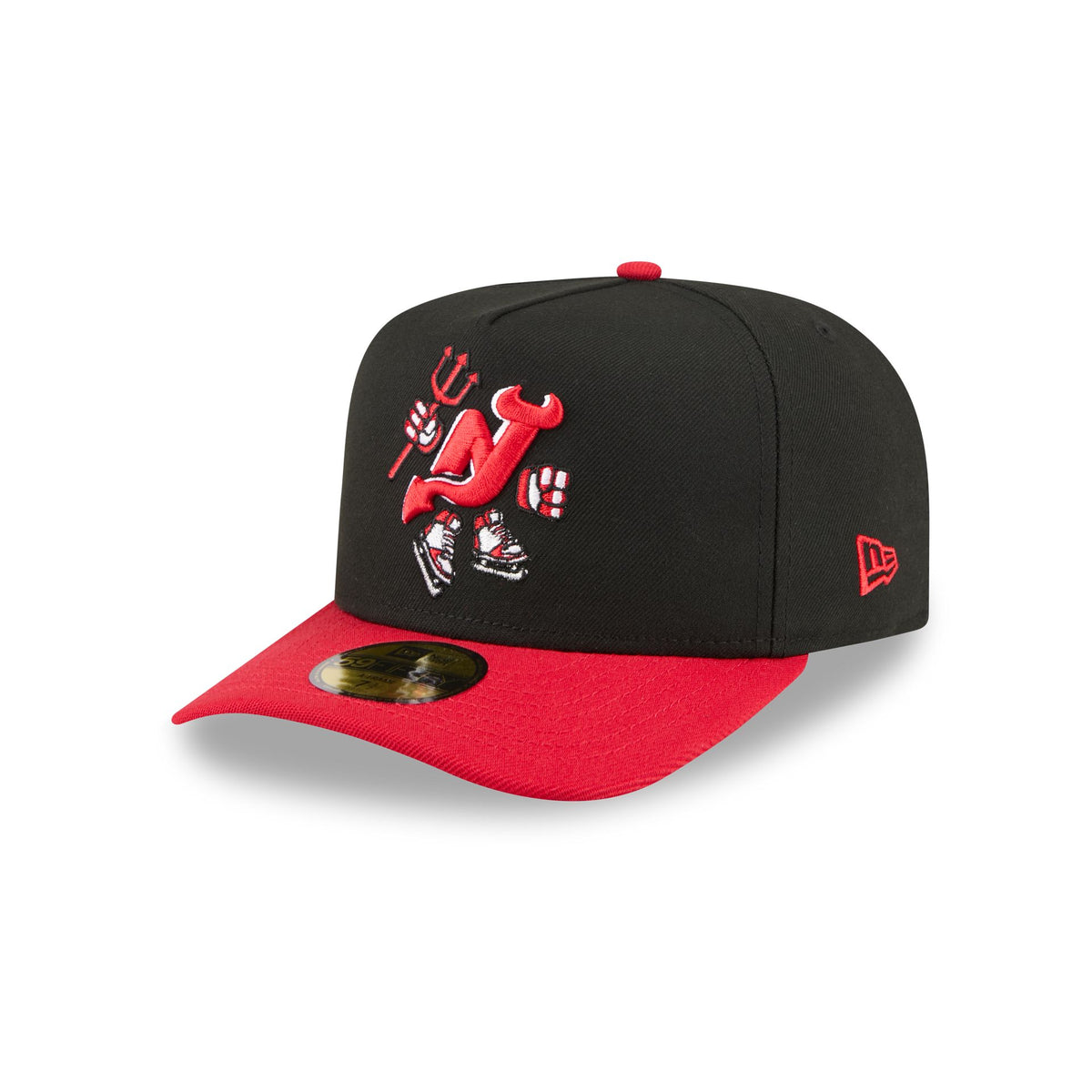 New Jersey Devils Cartoon 59FIFTY A-Frame Fitted Hat
